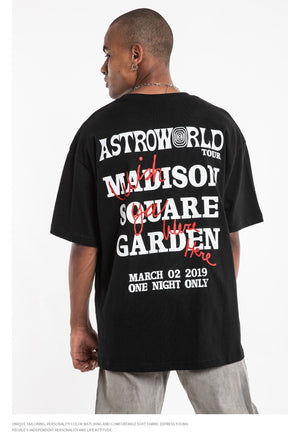 Travis Scotts ASTROWORLD Short Sleeve Oversized T-Shirt