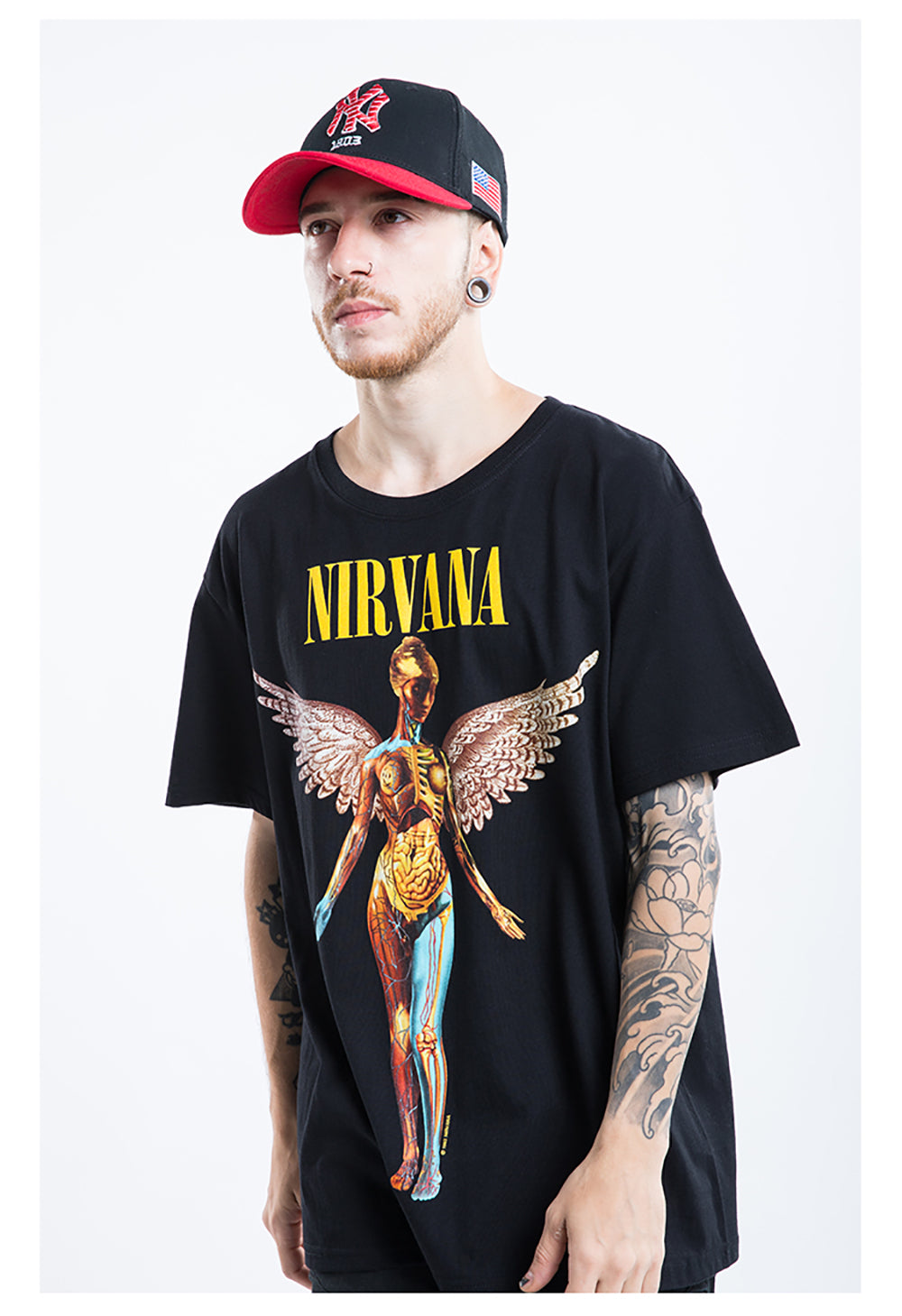 Nirvana Short Sleeve Oversized T-Shirt