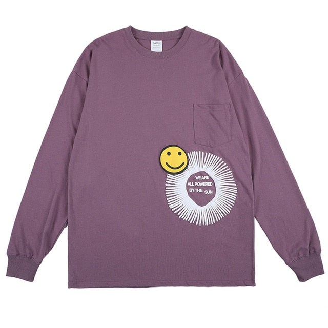 Smile Face Graphic Sweatshirt