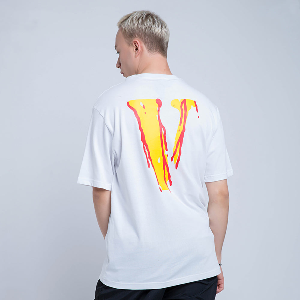 Bloody Smile Face Short Sleeve Oversized T-Shirt