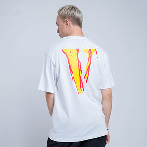 Bloody Smile Face Short Sleeve Oversized T-Shirt