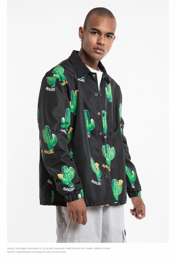 Cactus Windbreaker Jacket