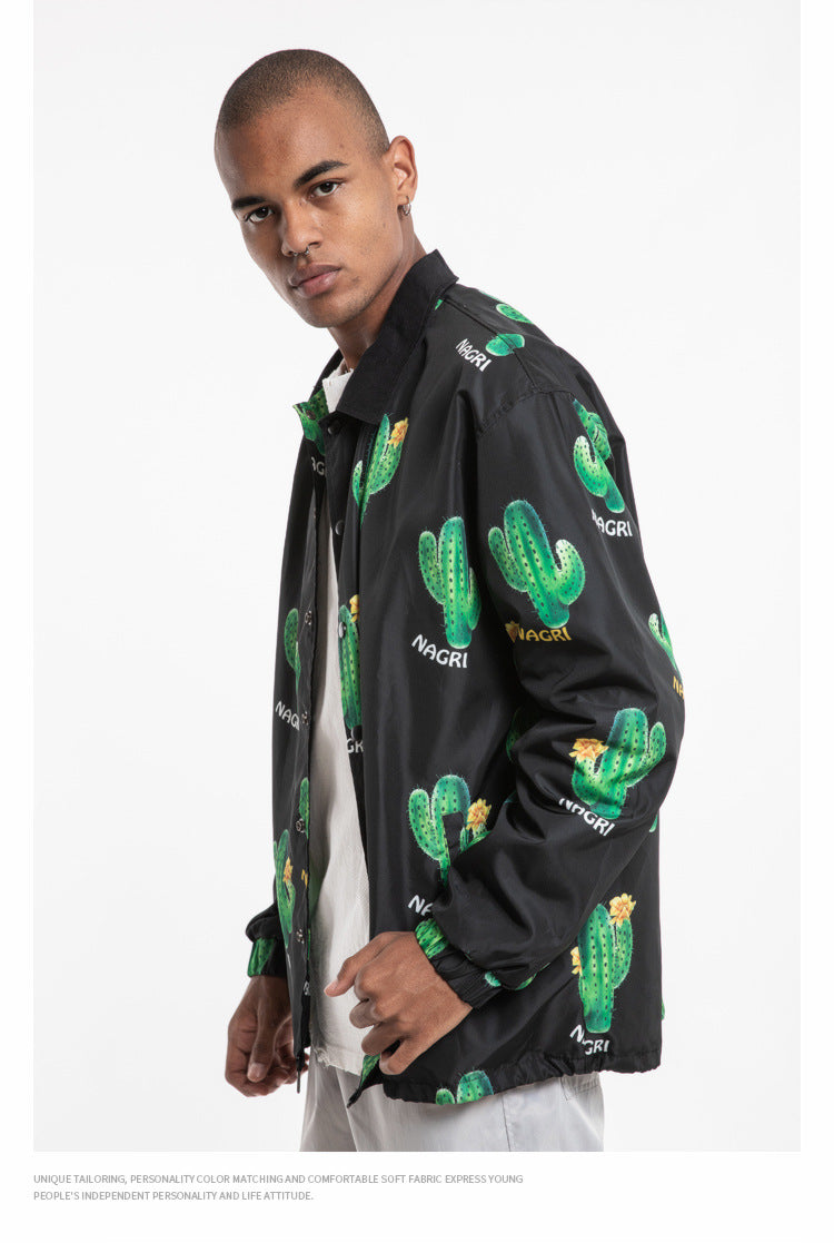 Cactus Windbreaker Jacket