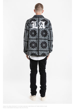 Oversize Flower LA Jacket