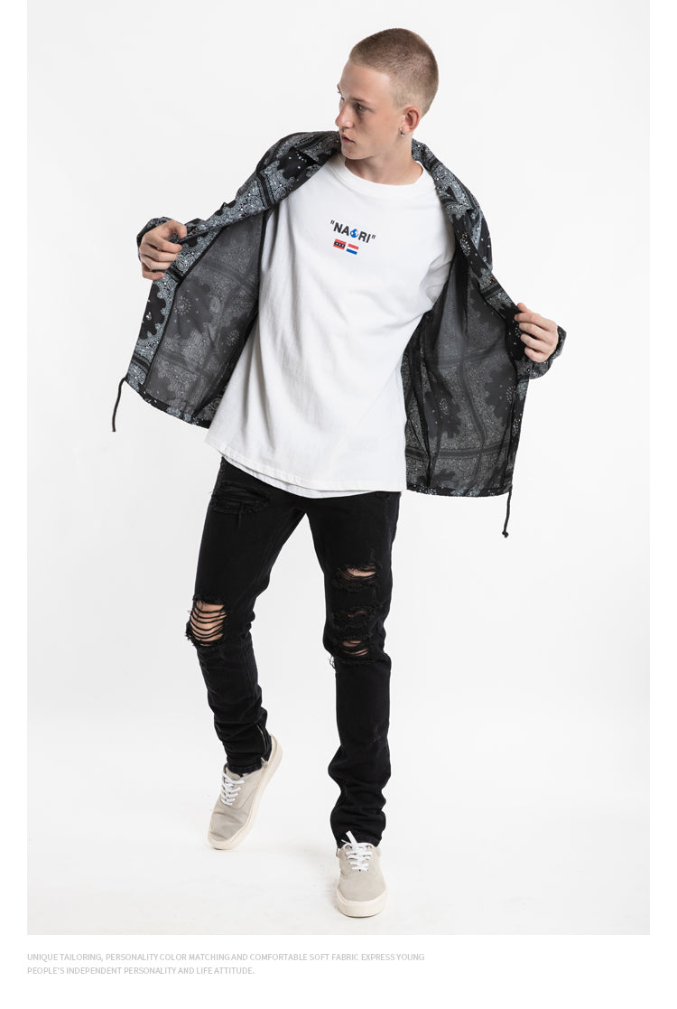 Oversize Flower LA Jacket