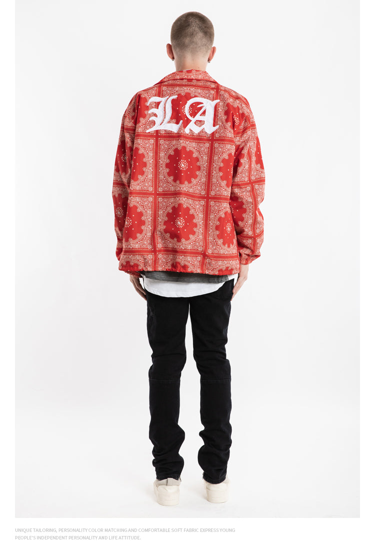 Oversize Flower LA Jacket