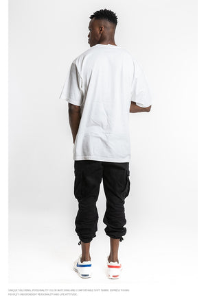 China and Chinese Letters Graphic Short Sleeve Oversized T-Shirt
