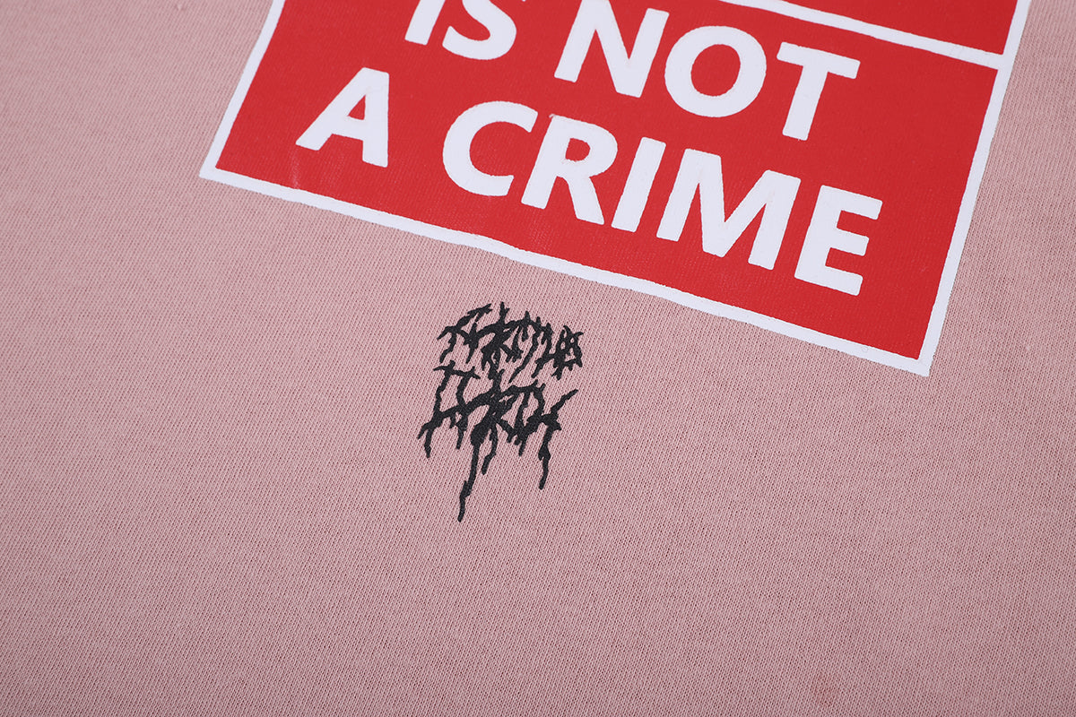 Skateboarding Is Not A Crime Short Sleeve Oversized T-Shirt