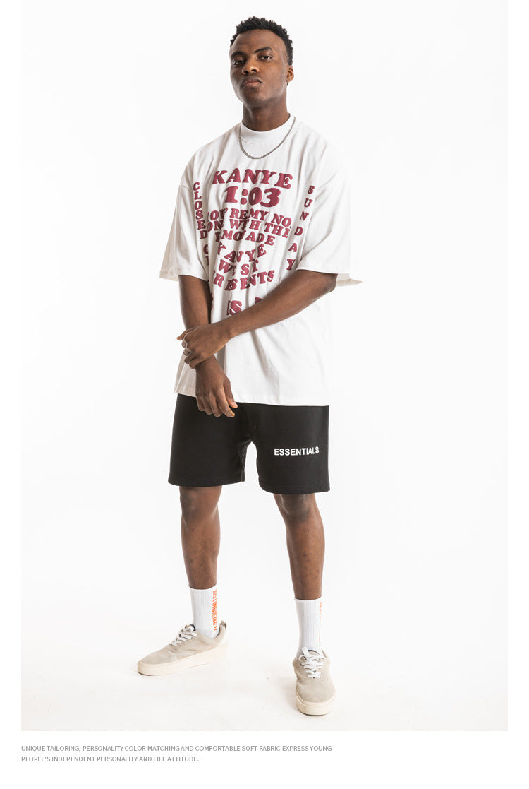 Kanye Jesus Is King Short Sleeve Oversized T-Shirt