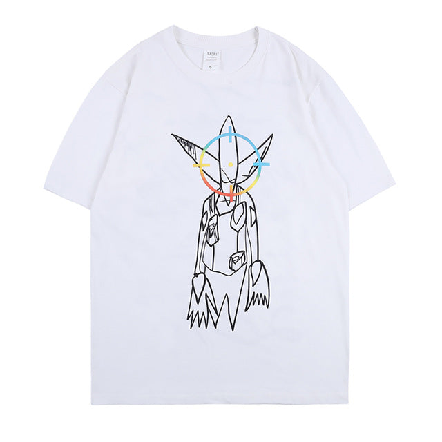 Nagri Graphs Short Sleeve Oversized T-Shirt