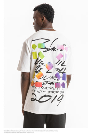 Nagri Graphs Short Sleeve Oversized T-Shirt