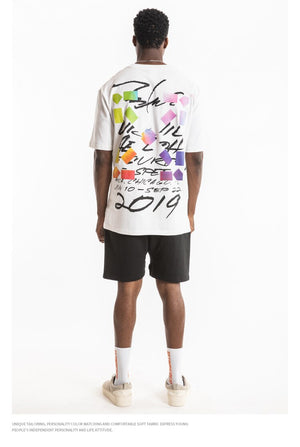 Nagri Graphs Short Sleeve Oversized T-Shirt