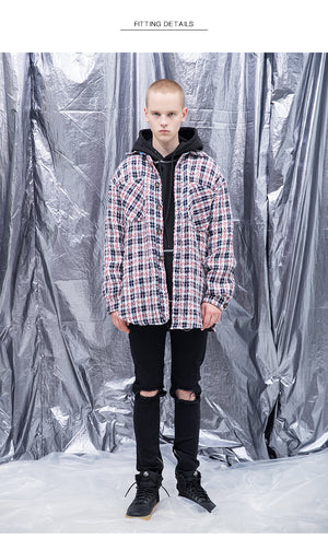 Plaid Coat Vintage Coat Jacket