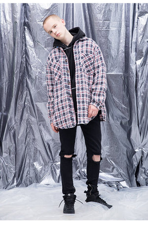Plaid Coat Vintage Coat Jacket