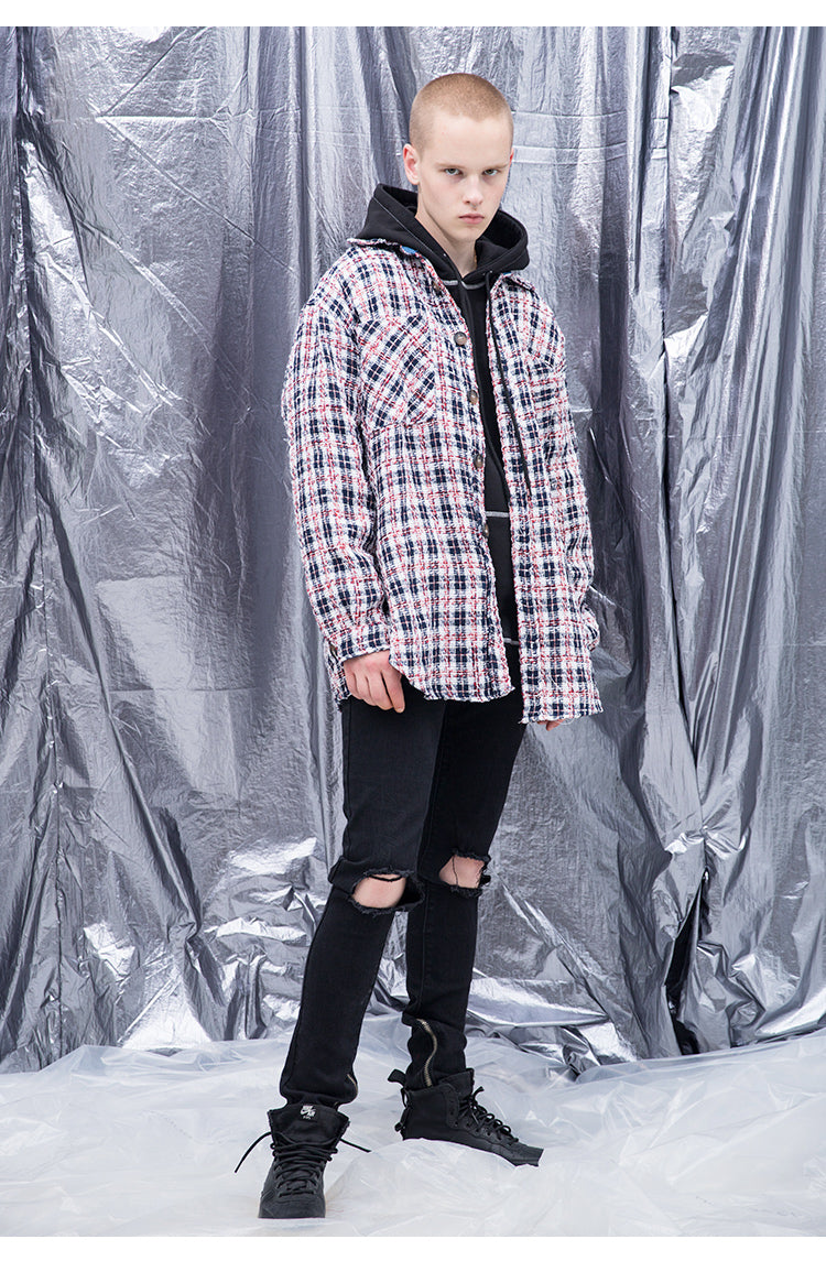 Plaid Coat Vintage Coat Jacket
