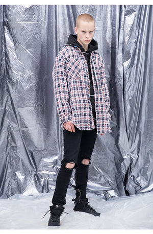 Plaid Coat Vintage Coat Jacket