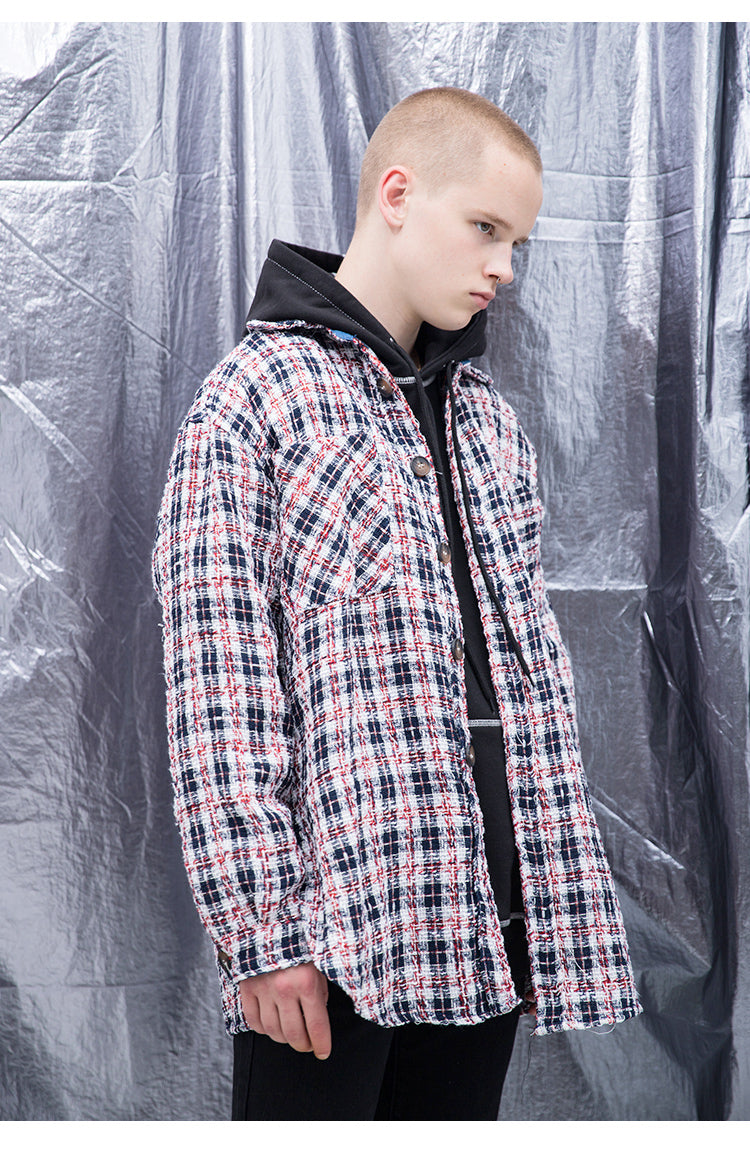 Plaid Coat Vintage Coat Jacket