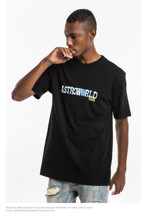 Travis Scott ASTROWORLD Short Sleeve Oversized T-Shirt