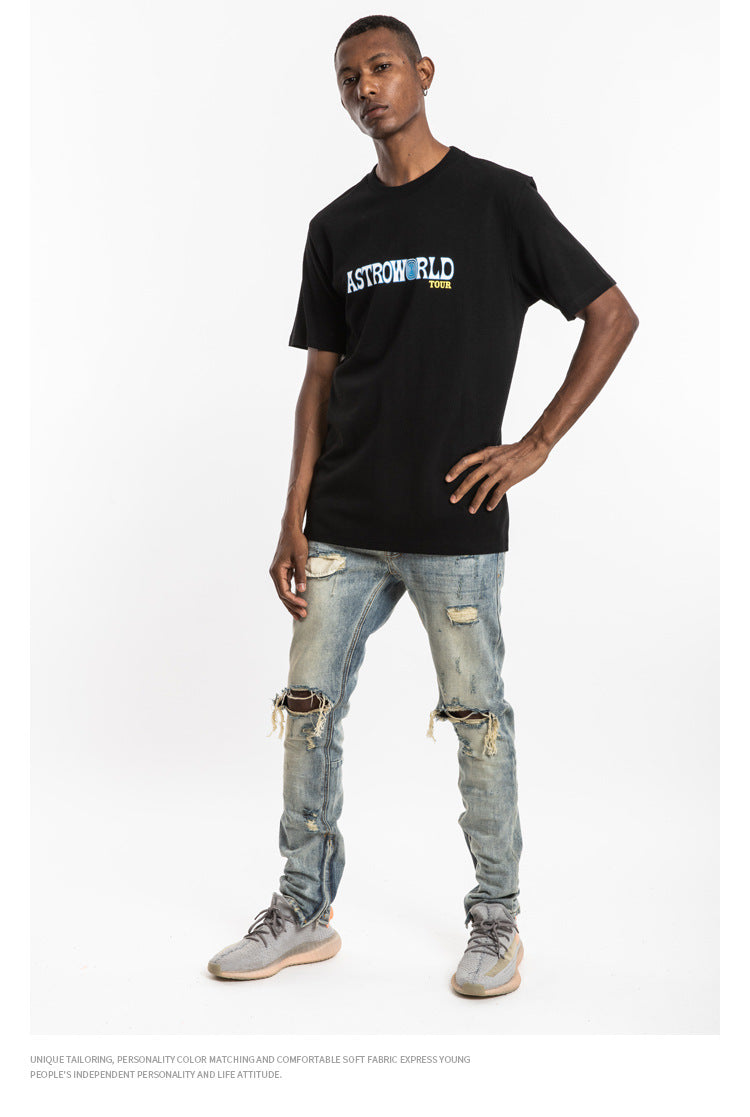 Travis Scott ASTROWORLD Short Sleeve Oversized T-Shirt