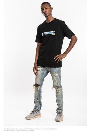 Travis Scott ASTROWORLD Short Sleeve Oversized T-Shirt
