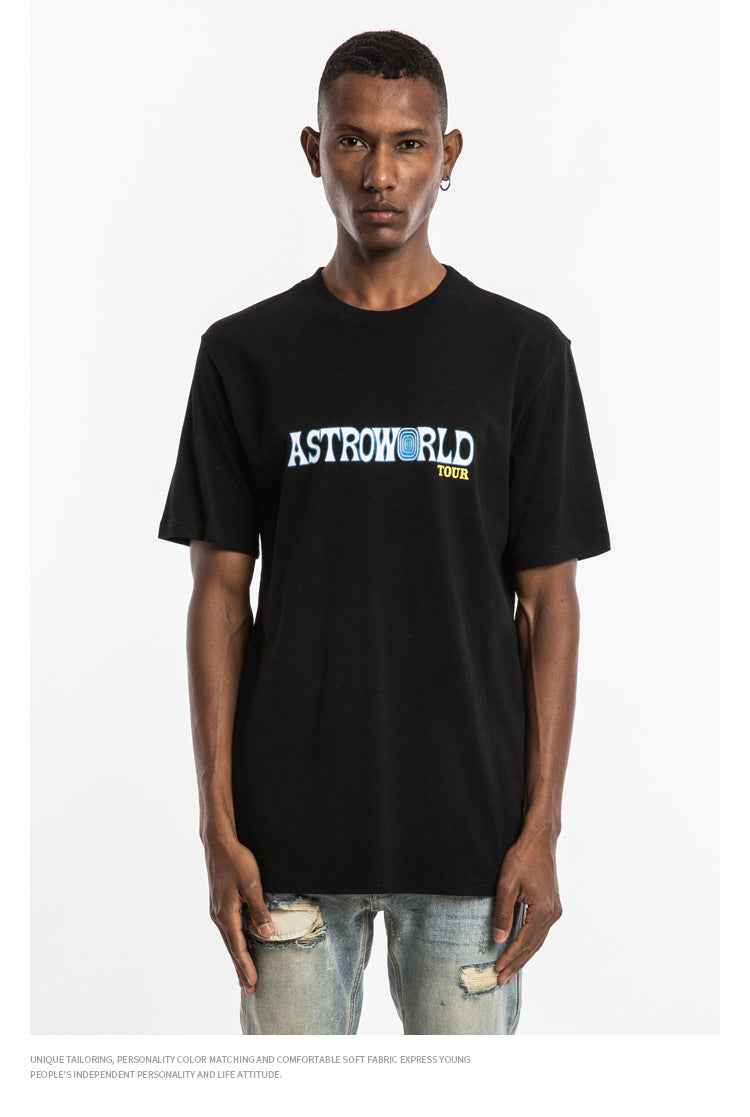 Travis Scott ASTROWORLD Short Sleeve Oversized T-Shirt