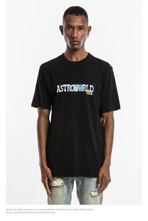 Travis Scott ASTROWORLD Short Sleeve Oversized T-Shirt