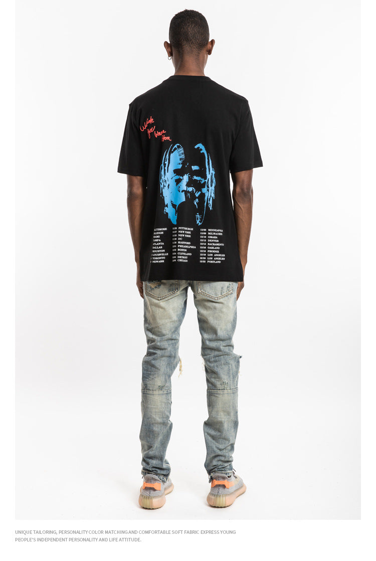 Travis Scott ASTROWORLD Short Sleeve Oversized T-Shirt