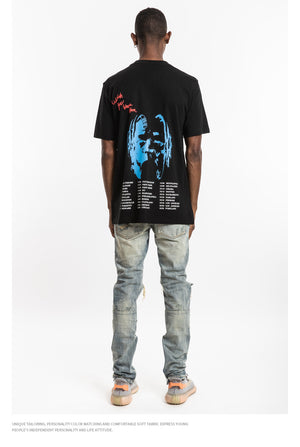 Travis Scott ASTROWORLD Short Sleeve Oversized T-Shirt