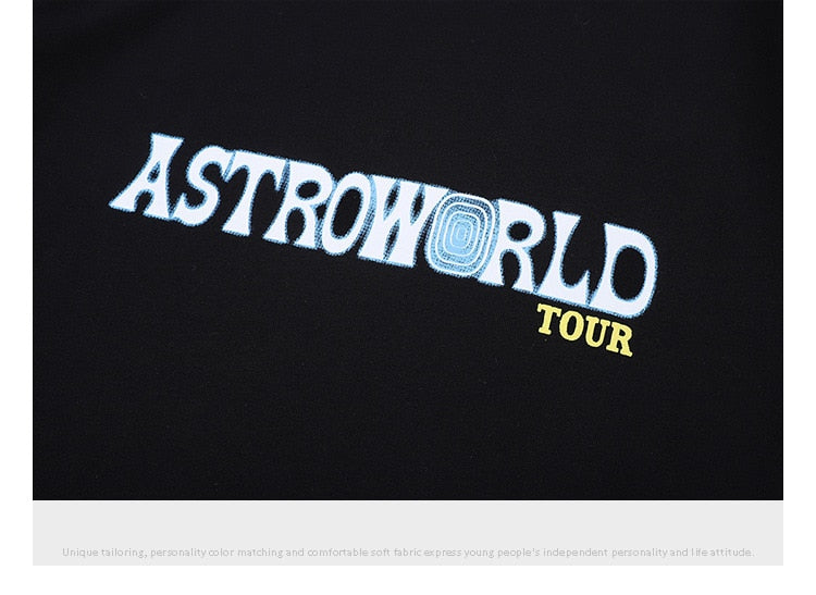 Travis Scott ASTROWORLD Short Sleeve Oversized T-Shirt