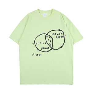 Green Phosphor Short Sleeve Oversized T-Shirt
