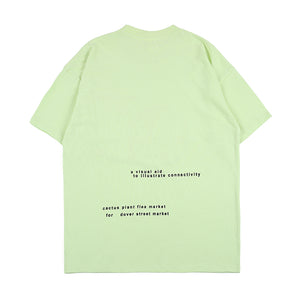 Green Phosphor Short Sleeve Oversized T-Shirt