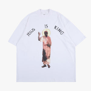 Kanye Jesus Is King Short Sleeve Oversized T-Shirt