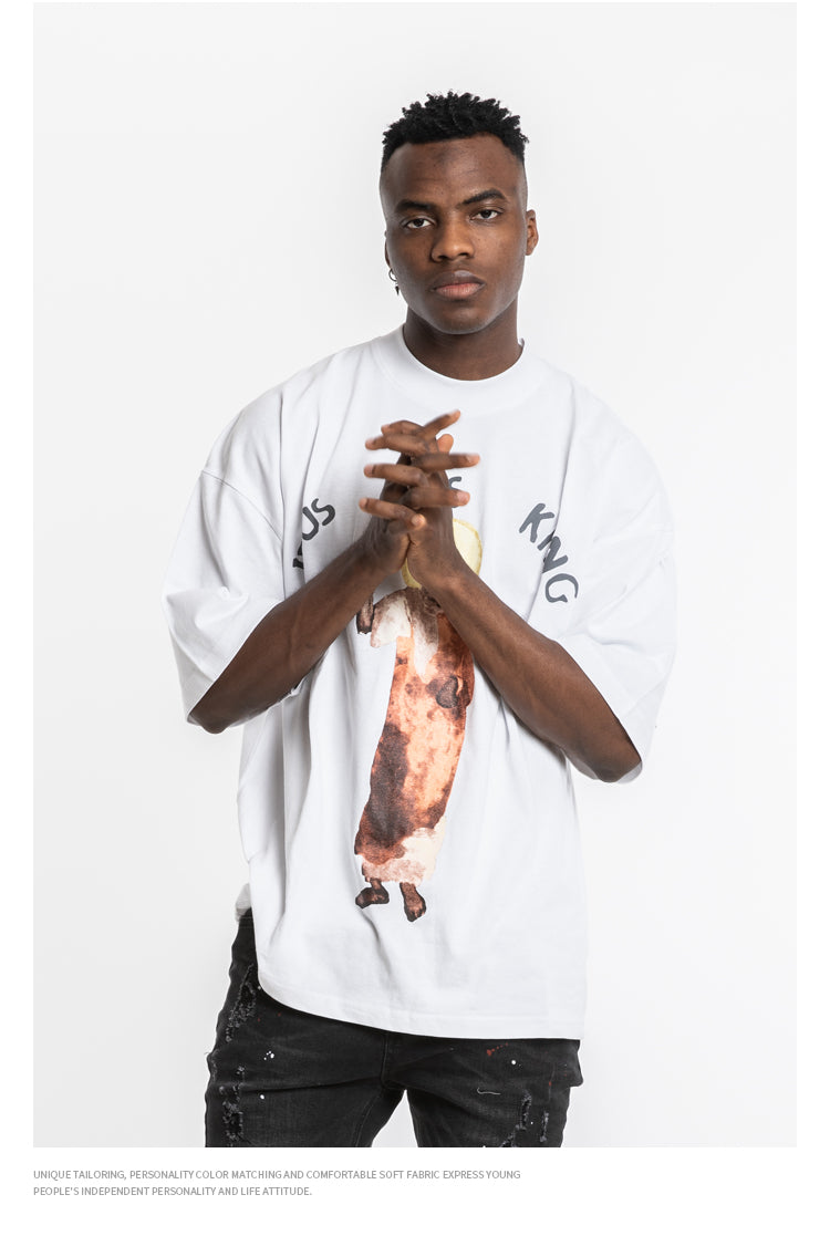 Kanye Jesus Is King Short Sleeve Oversized T-Shirt