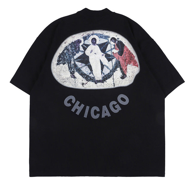 Kanye Jesus Is King Short Sleeve Oversized T-Shirt