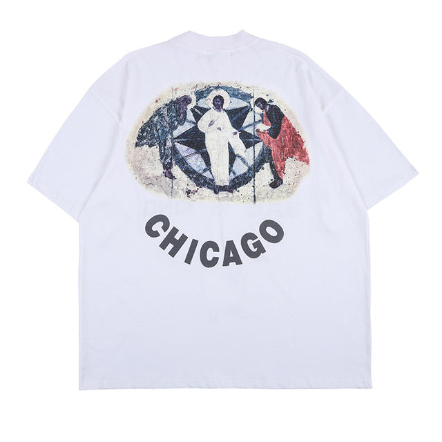 Kanye Jesus Is King Short Sleeve Oversized T-Shirt