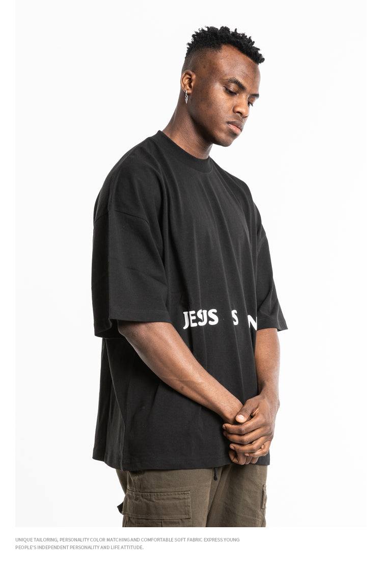 Kanye Jesus Is King Short Sleeve Oversized T-Shirt