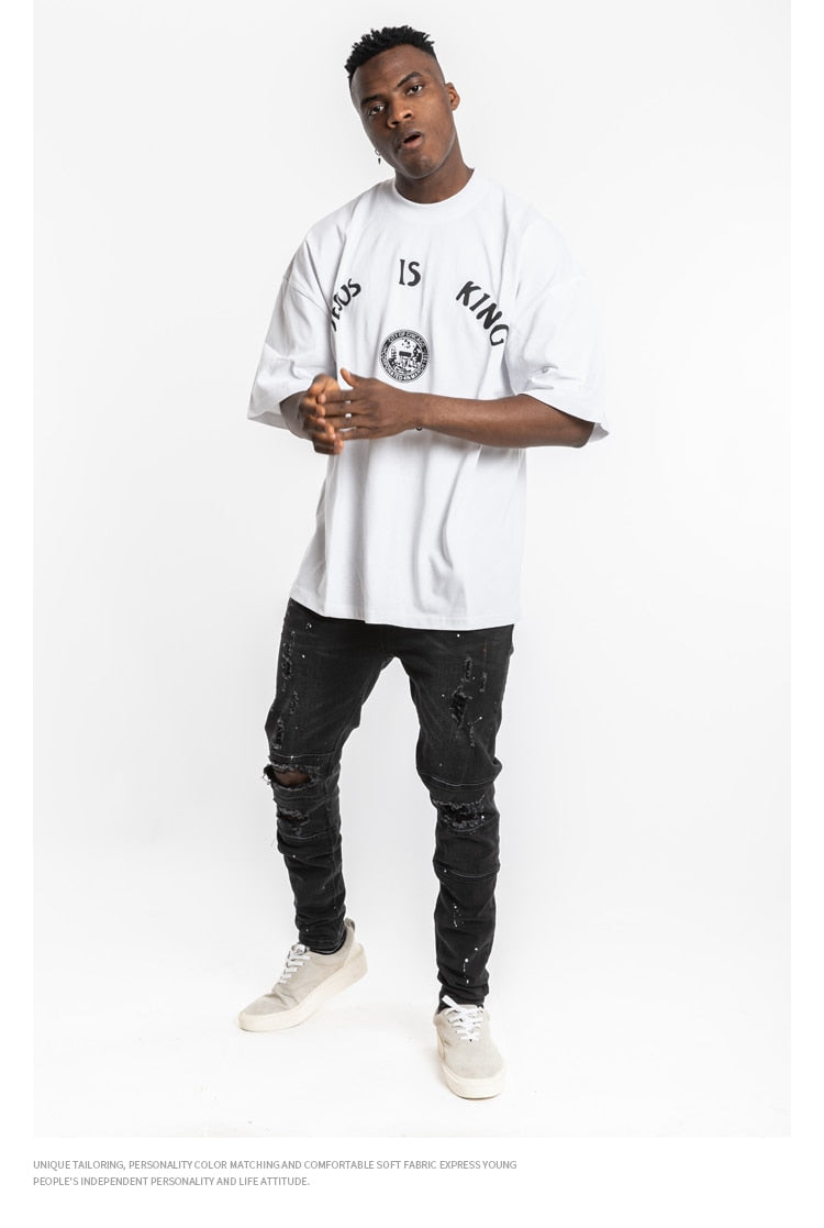 Kanye Jesus Is King Short Sleeve Oversized T-Shirt