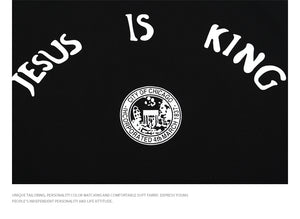 Kanye Jesus Is King Short Sleeve Oversized T-Shirt
