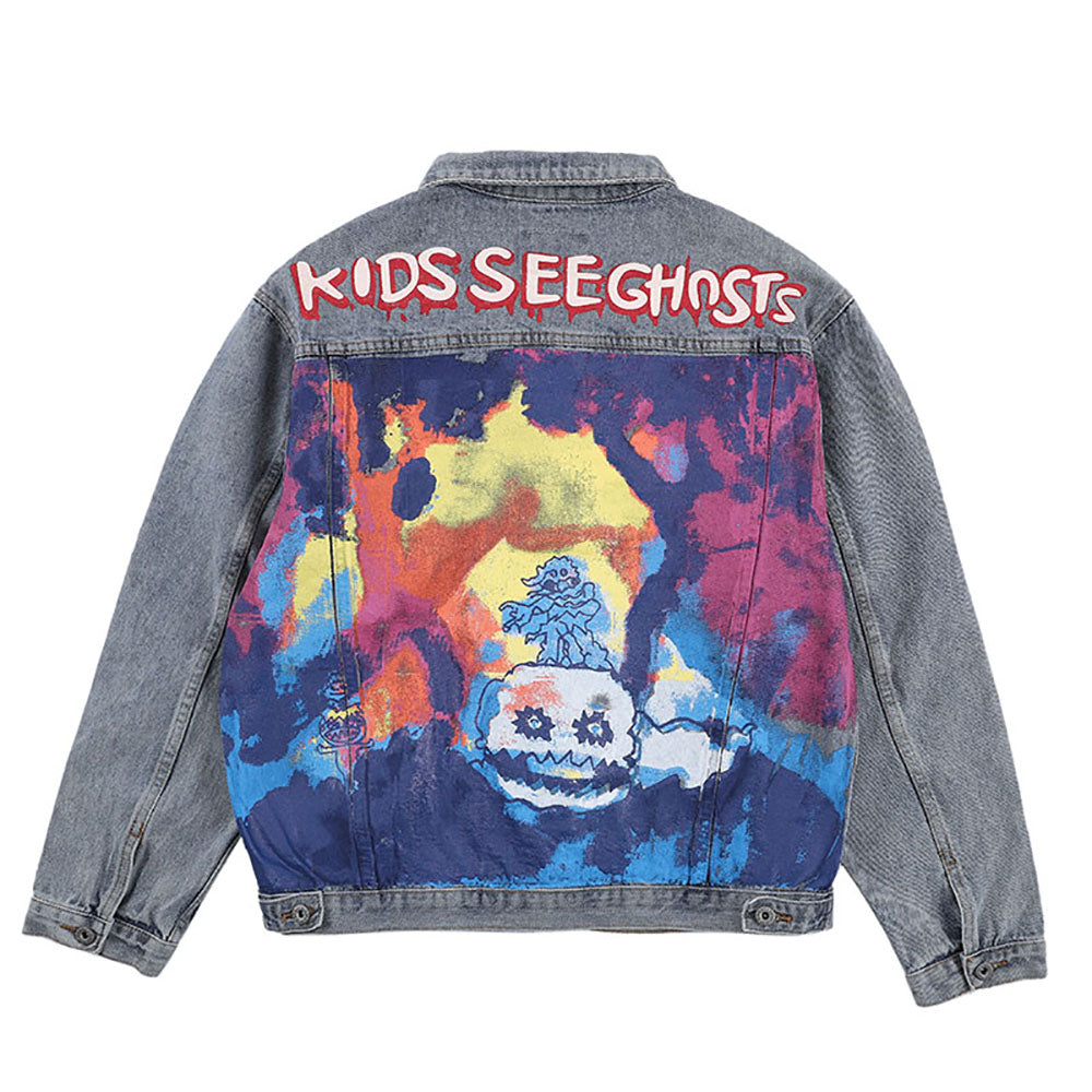 Kanye Kids See Ghosts Cowboy Denim Jacket