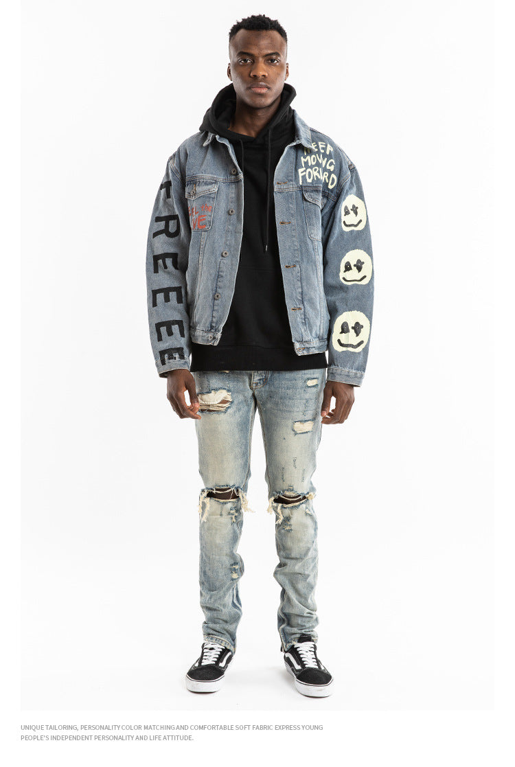 Kanye Kids See Ghosts Cowboy Denim Jacket