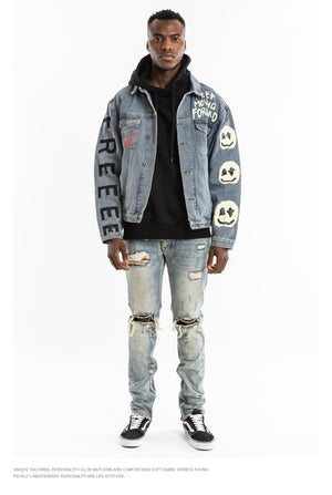 Kanye Kids See Ghosts Cowboy Denim Jacket