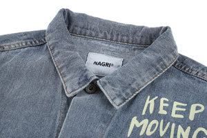 Kanye Kids See Ghosts Cowboy Denim Jacket