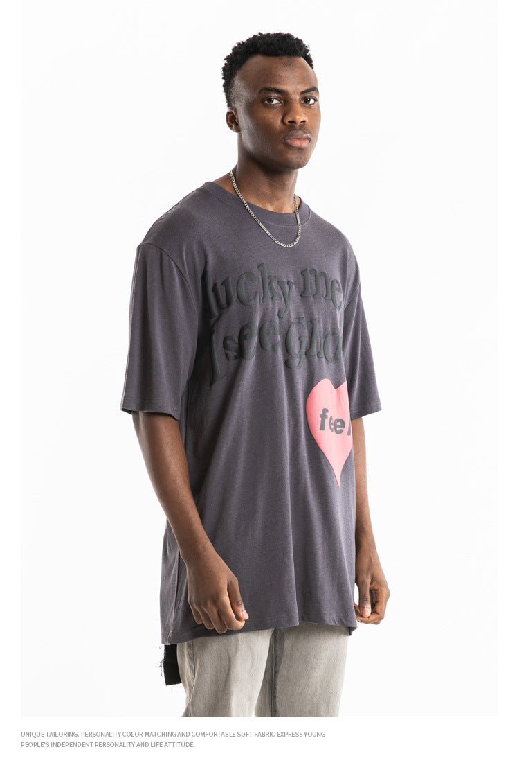 Kanye LUCKY ME I SEE GHOSTS Short Sleeve Oversized T-Shirt