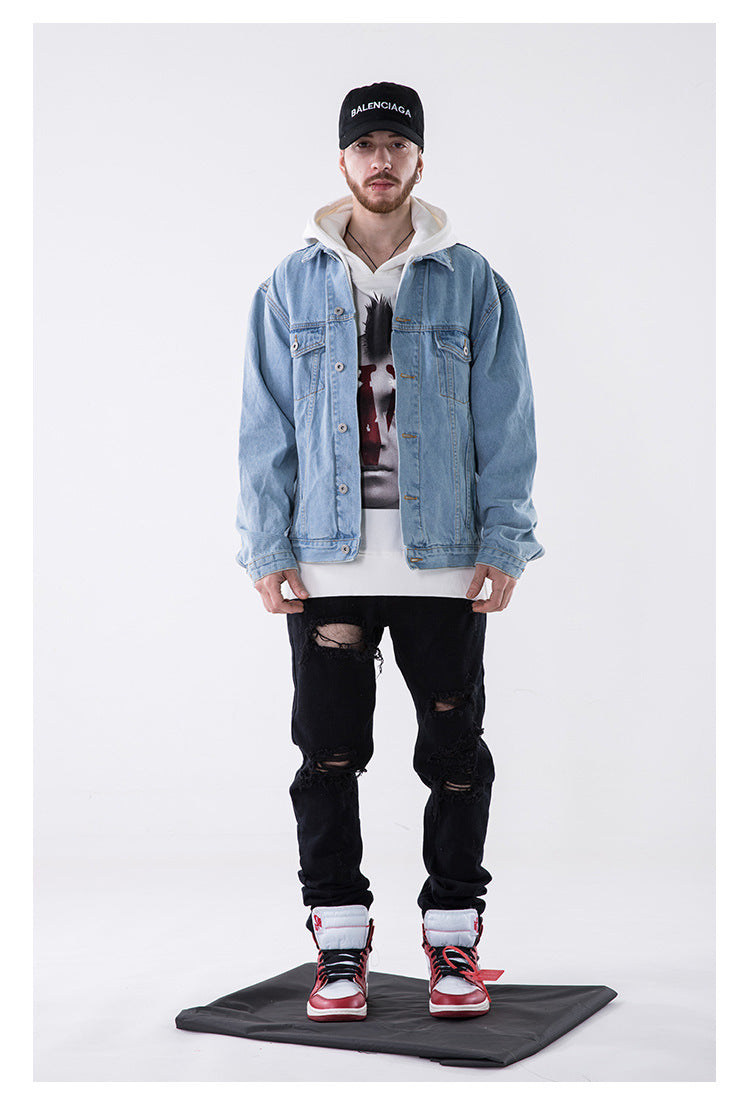Blue Wash Denim Jacket