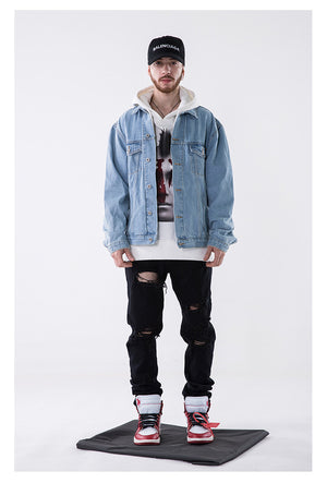 Blue Wash Denim Jacket