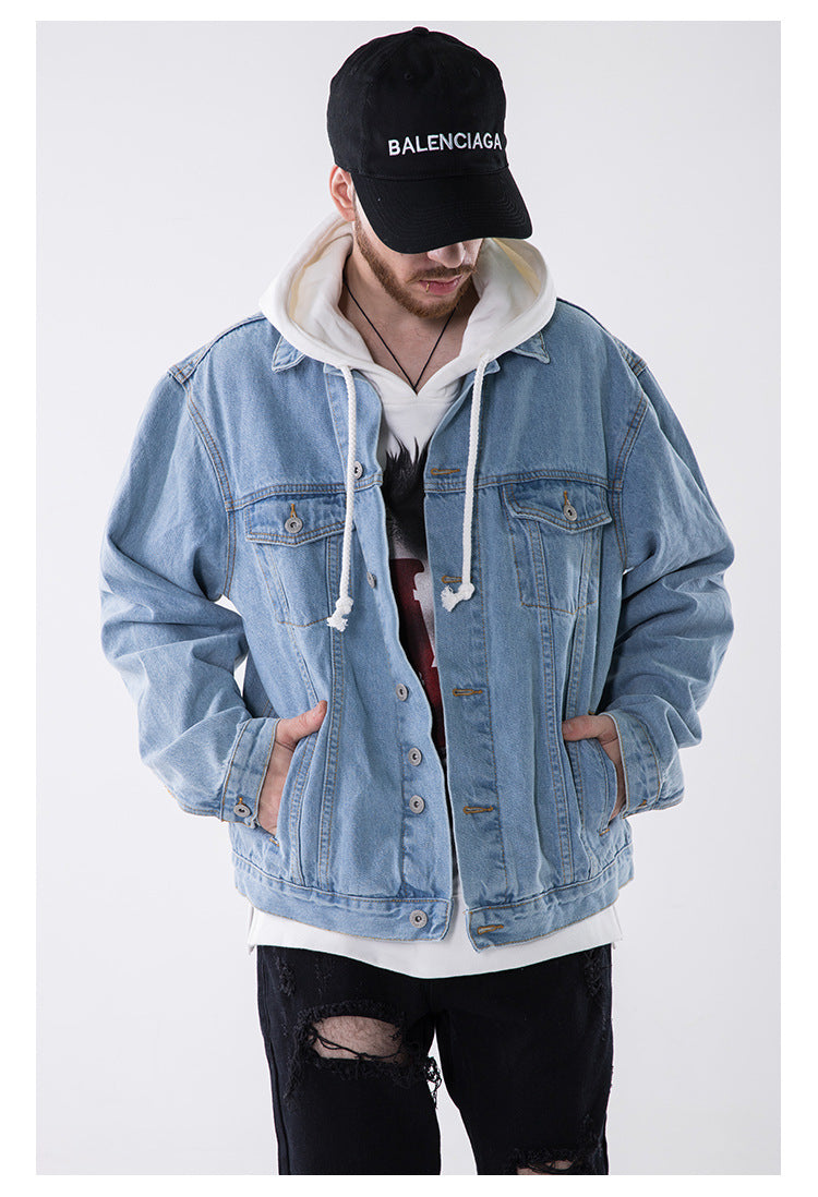 Blue Wash Denim Jacket
