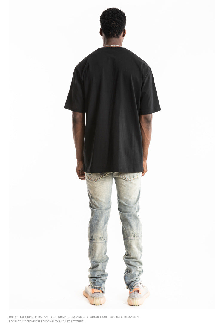 Kanye LUCKY ME I SEE GHOSTS Short Sleeve Oversized T-Shirt
