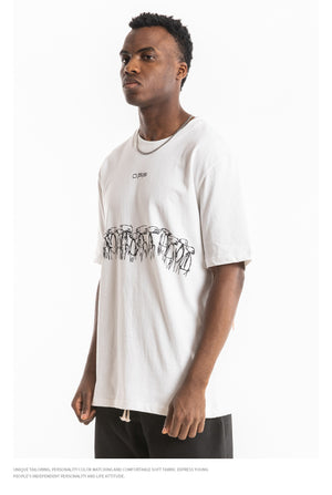 Arrow FShort Sleeve Oversized T-Shirt