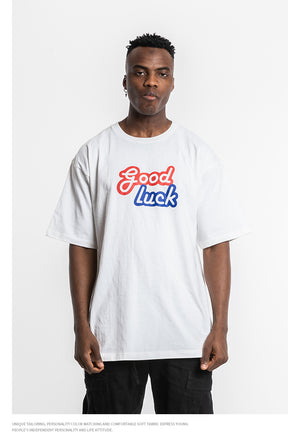 Good Luck Short Sleeve Oversized T-Shirt