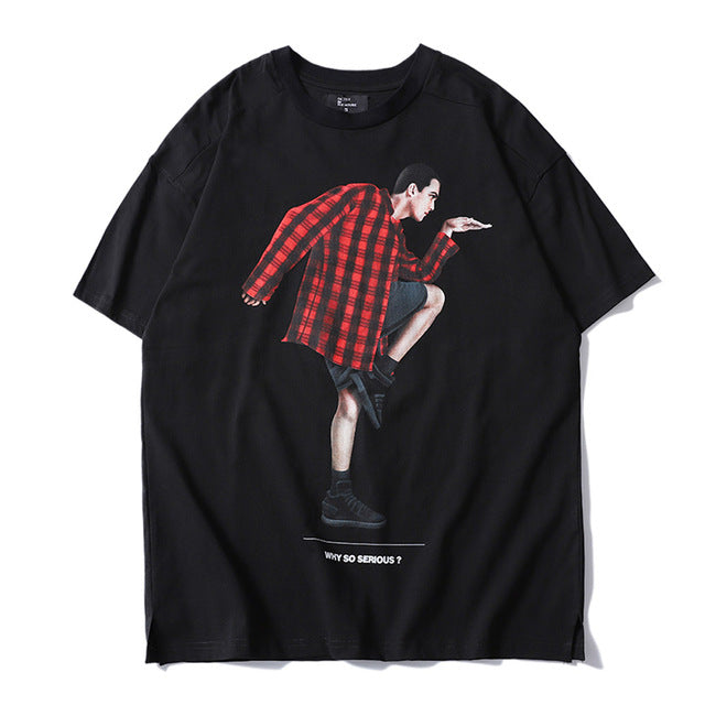 Why So Serious? Short Sleeve Oversized T-Shirt